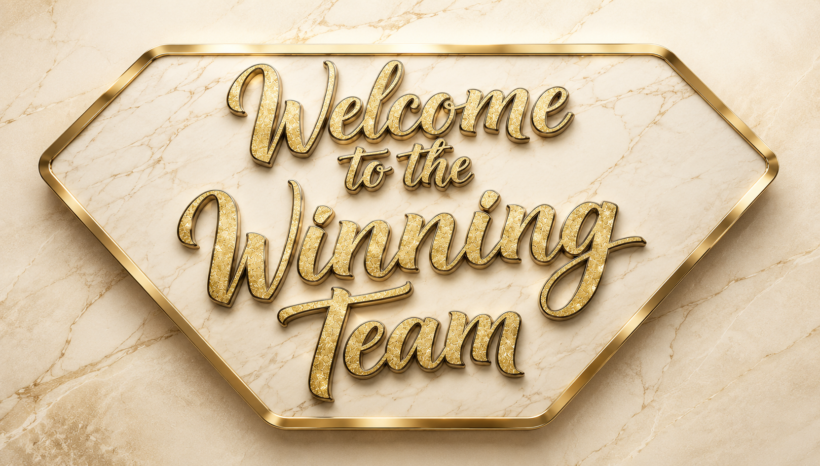 Winning — Welcome to the Winning Team
